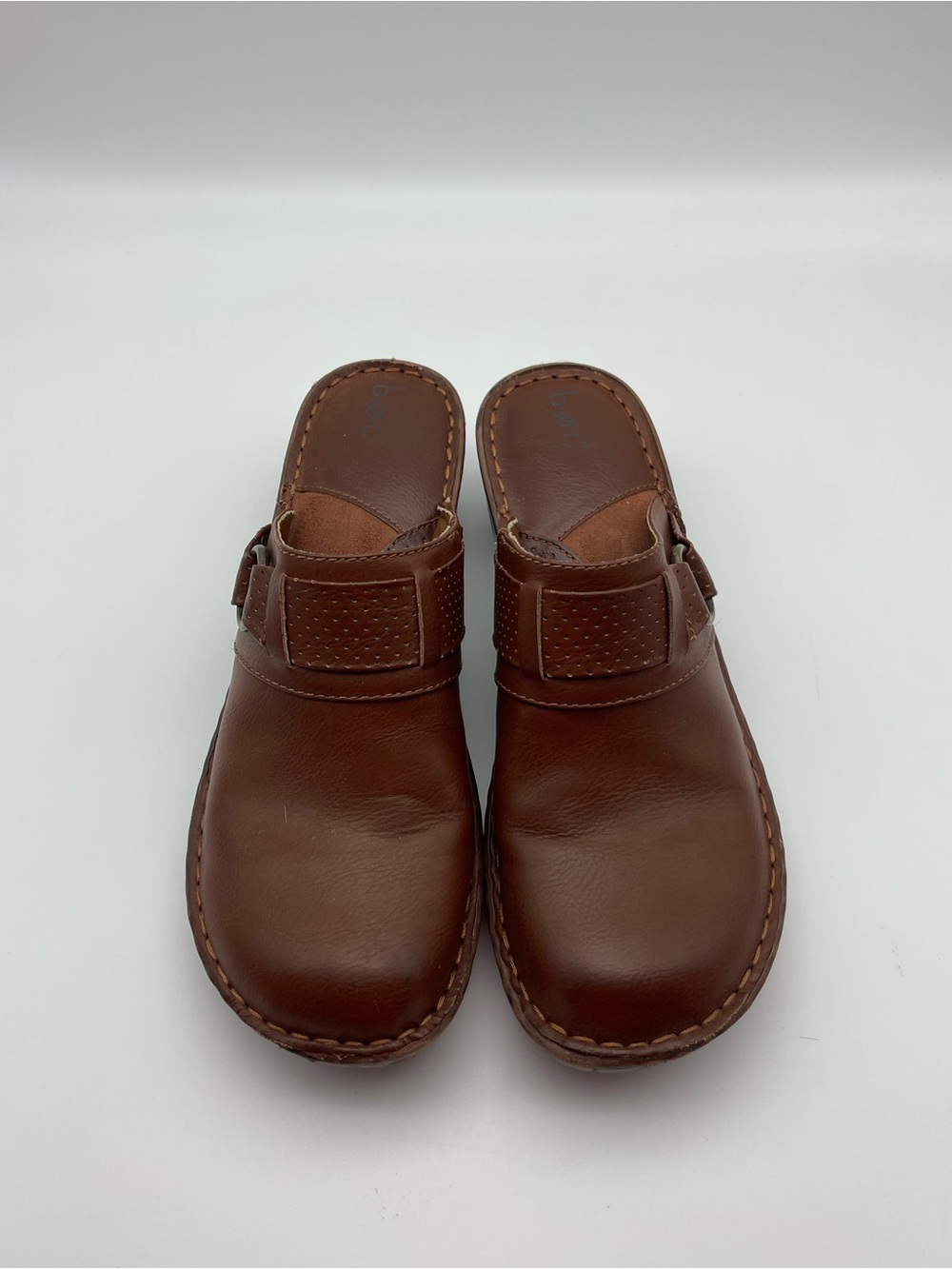 b.o.c Born Concept Polly Brown Comfort Clogs Women Sz 10 |Slip-on Platform Wedge